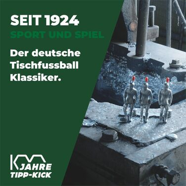TIPP-KICK Кубок 108x71 см з бортами – ігровий набір з 2 гравцями, 2 воротарями, 2 воротами з сіткою, 2 м'ячами, ігрове поле з фетру