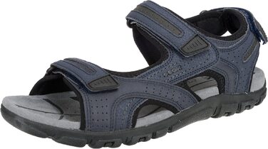 Чоловічі кросівки Geox Navy Dk Grey 43 EU - дихаючі шкіряні