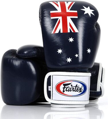 Боксерські рукавички Fairtex BGV1, сині, 340 г – професійні, шкіряні, для тренувань та змагань