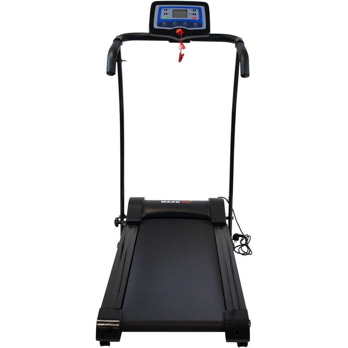 Біговий доріжка MAXOfit MF-17 для дому: складаний, тихий електромотор 1-10 км/год, 12 програм, LCD-дисплей