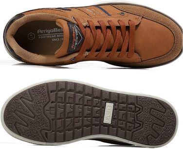 Кросівки чоловічі ARRIGO BELLO для активного відпочинку, спорту та прогулянок. Розміри 41-46 (43 EU), колір: коричневий (C1).