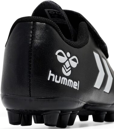 Дитячі футбольні бутси Hummel Hattrick MG JR з кріпленням на липучці, чорні, розмір EU 24