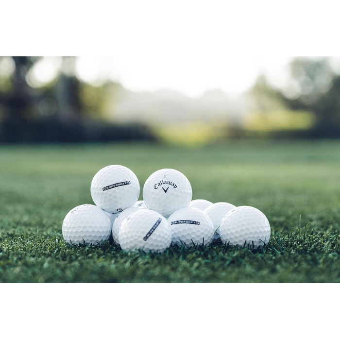Гольф-м'ячі Callaway Supersoft 2023 білі