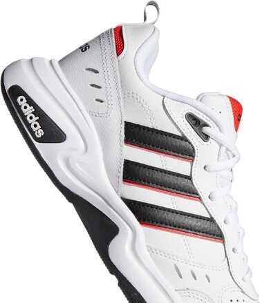 Чоловічі кросівки adidas Strutter — Білі з чорним та червоним (Cloud White/Core Black/Active Red), розмір 43 1/3 EU