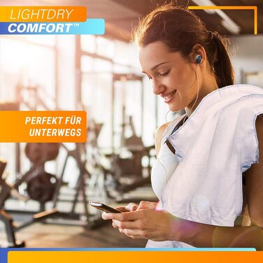 LightDry® Original: Спортивне рушник з мікрофібри для подорожей та спорту - швидковисихаюче, антибактеріальне (60x30 см, лайм)