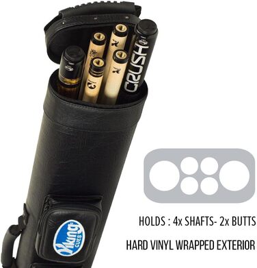 Чохол для бильярдних київ Viking з плечовим ременем, з вініловим корпусом та фетровою підкладкою