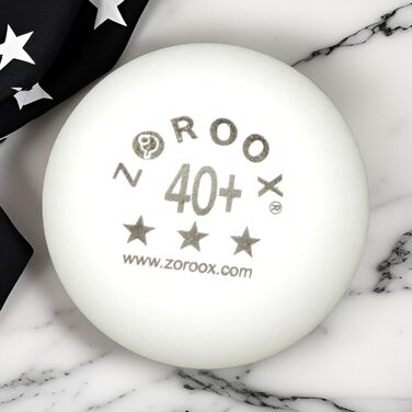Набір тенісних м'ячів ZOROOX 72 шт. | 40+ | 3 зірки | ABS, для гри в приміщенні та на вулиці
