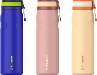 Термопляшка STANLEY 1913 IceFlow Bottle Twist Flip 0.47L, Peach Rose — вакуумна пляшка для напоїв