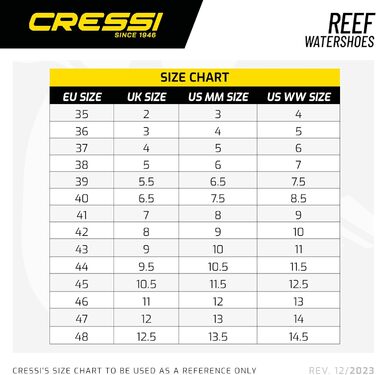 Дитячі аквашузи CRESSI VariationSheet Reef - чорний, 37 EU (унісекс)