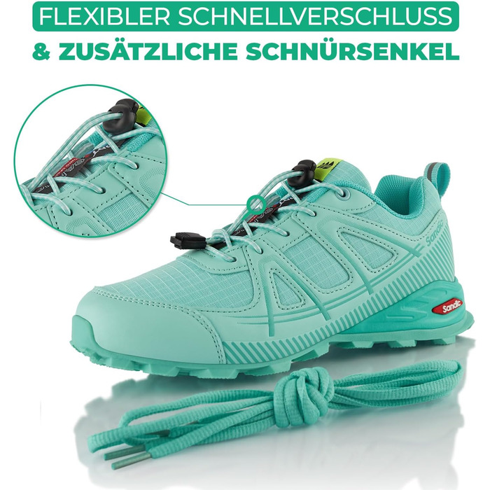 Трекінгові черевики для жінок та чоловіків, дихаючі, для трекінгу та трейлраннінгу, 37 EU, блакитні