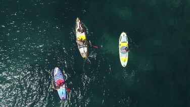 Надувна SUP-дошка COASTO Nautilus 11.8 для серфінгу та веслування, 355x86 см, із веслом, ISUP