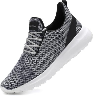 Чоловічі кросівки Milazzo для спорту та бігу – зручні, дихаючі, з антиковзкою підошвою. Ідеальні для повсякденного носіння та тренувань (1230grau, 45 EU)