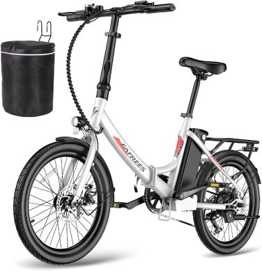 Електровелосипед Fafrees F20 Light, складаний, 20 дюймів, міський, 36В 16.75А·год, 250Вт, для чоловіків і жінок, швидкість до 25 км/год, запас ходу 65-130 км