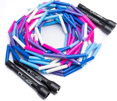 Стрибкове канат Double Dutch BEAD, 4.9 м, чорний (для дівчат)