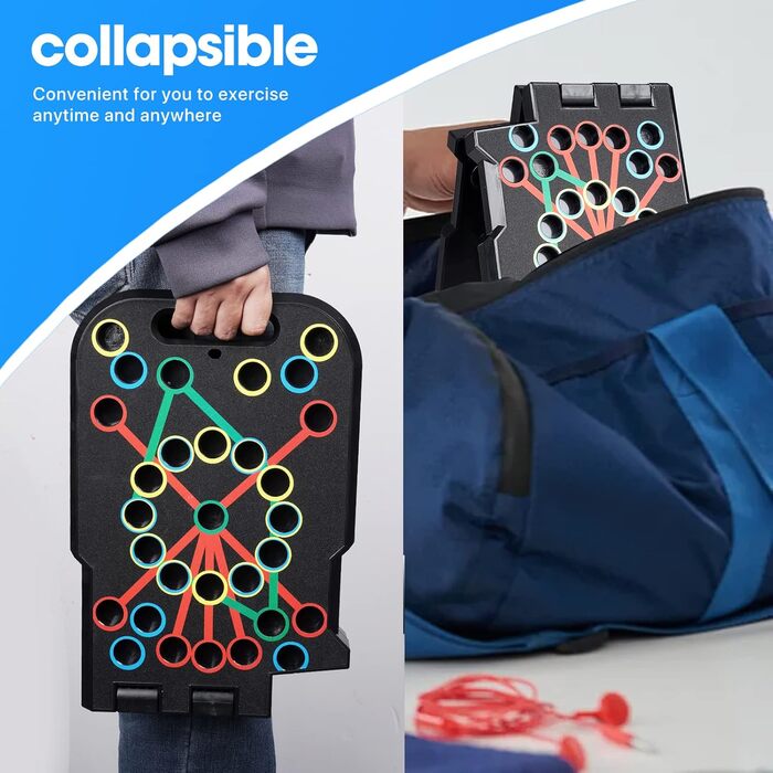 Дошка для віджимань 14 в 1: тренажер для фітнесу та силових тренувань вдома