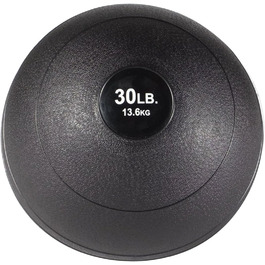 Слэмбол BODY-SOLID 13,6 кг (30 lbs) для фітнесу, кросфіту, гумовий м'яч для силових тренувань
