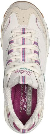 Жіночі кросівки Skechers D'Lites Fresh Start на шнурівці з піною Memory Foam, чорно-білі