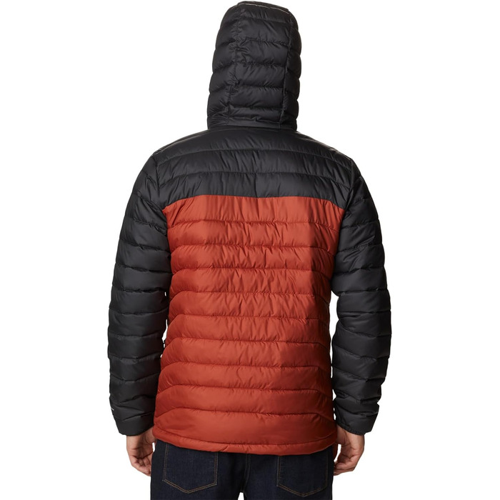 Чоловіча куртка Columbia Powder Lite з капюшоном, колір Warp Red Tiburón, розмір XL