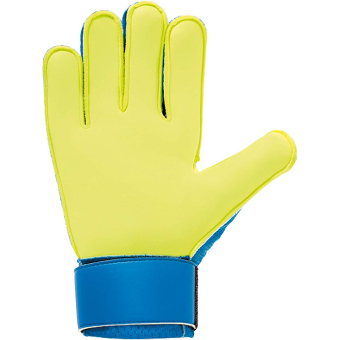 Воротарські рукавички Uhlsport Radar Control Starter Soft для дорослих, футбольні, розмір 8, сині/жовті