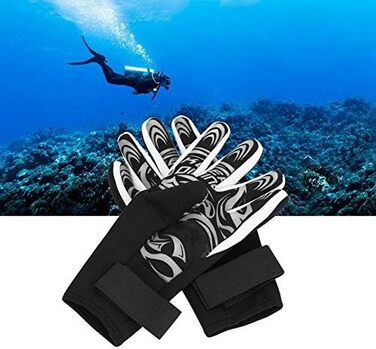 Рукавички для дайвінгу VGEBY1, 2 мм, неопрен, 5 пальців, для дайвінгу та водних видів спорту, чорні, розмір L