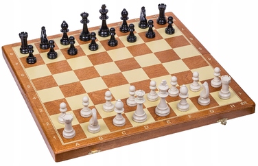 OUTLET — Шахи дерев'яні ТУРНІРНІ №6 Basic — 52 x 52 см