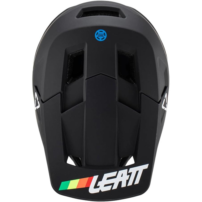 Дитячий велосипедний шолом Leatt MTB Gravity 1.0 Jr V23, чорний, XXS (51-52 см)