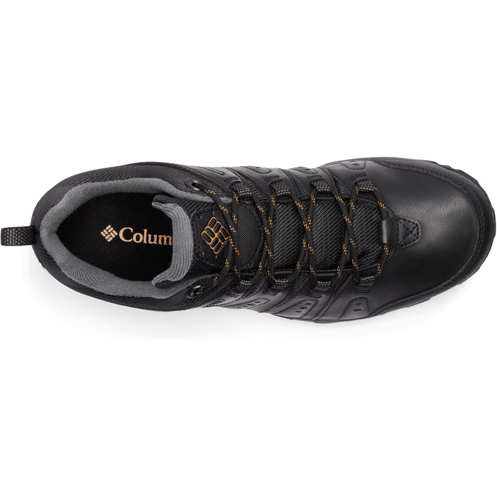 Чоловічі водонепроникні трекінгові черевики Columbia Woodburn II WP, чорний/карамель, 44 EU