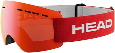 Лижні окуляри HEAD Solar FMR унісекс, червоні, антифог, захист UV