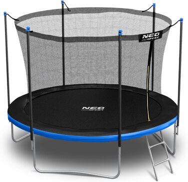 Батут Neo-Sport для дітей, 183 см (6 футів) з сіткою та сходами, зовнішній, посилений, стійкий до погодних умов