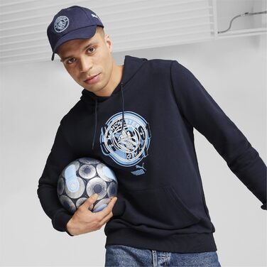 Кепка PUMA Manchester City Essentials – морський колір, універсальний розмір