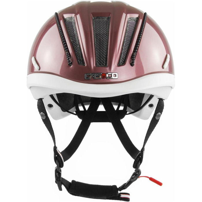 Жіночий велосипедний шолом Casco Roadster, рожево-білий, M (55-57 см)