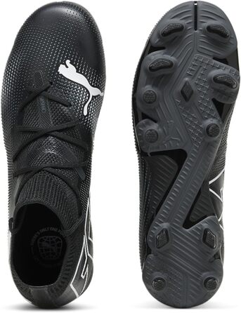 Дитячі футбольні бутси PUMA Future 7 Match Bna Fg/Ag Jr - чорно-білі, 35 EU