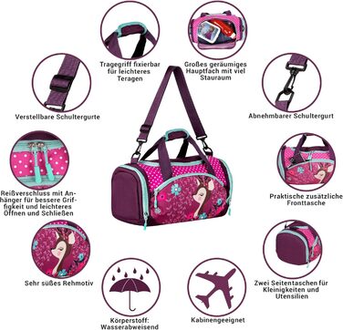 Спортивна сумка-рюкзак для дітей. Різні кольори (рожевий, фіолетовий, блакитний).