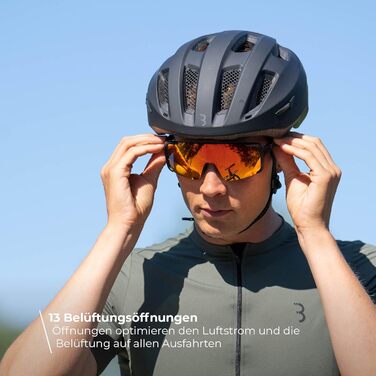 Велошолом BBB Cycling Condor 2.0 для чоловіків і жінок, знімний козирок, матовий чорний, MTB і шосе, розмір M (52-58 см) + чохол для транспортування