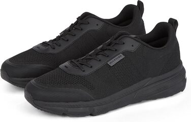 Кросівки Tommy Hilfiger Runner для чоловіків, чорні, легкі, з сучасного трикотажу, розмір 40 EU