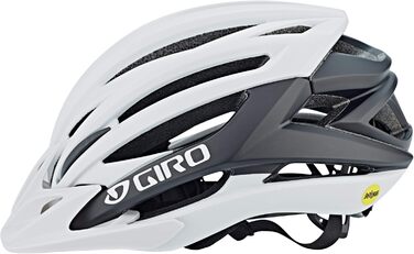 Велосипедний шолом Giro Artex MIPS для MTB, біло-чорний, матовий, розмір M, 2024
