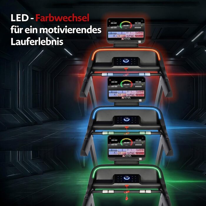 Бігова доріжка AsVIVA T20 Pro для дому: складана, швидкість до 18 км/год, нахил 20%, амортизація, макс. вага 150 кг, тренажер для кардіо та витривалості