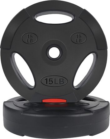 Вінілові диски Fitvids 2,5 см для гантелей, 6,8 кг (пара) – для силових тренувань і важкої атлетики