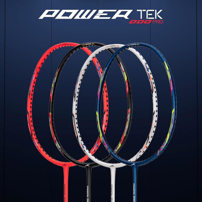 Бадмінтонна ракетка HUNDRED Powertek 2000 Pro, професійна