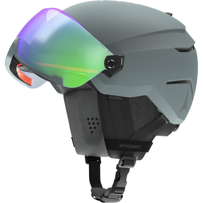 Гірськолижний шолом Atomic Savor Visor зі вбудованою маскою для лиж та сноуборду, система 360° Fit та вентиляція Active Aircon, Holo Core