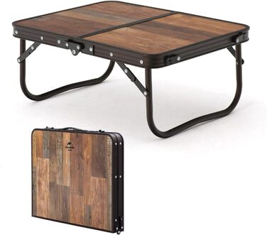 Складаний туристичний столик Naturehike з регулюванням висоти, 90x60x37 см. MDF, з сумкою для кемпінгу, відпочинку на природі, саду, подорожей