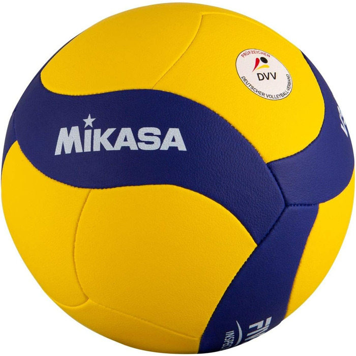 Волейбольний м'яч MIKASA W345W синьо-жовтий, для залу