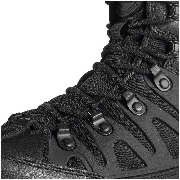 Черевики тактичні чоловічі FREE SOLDIER, чорне шкіряне взуття, 39 EU