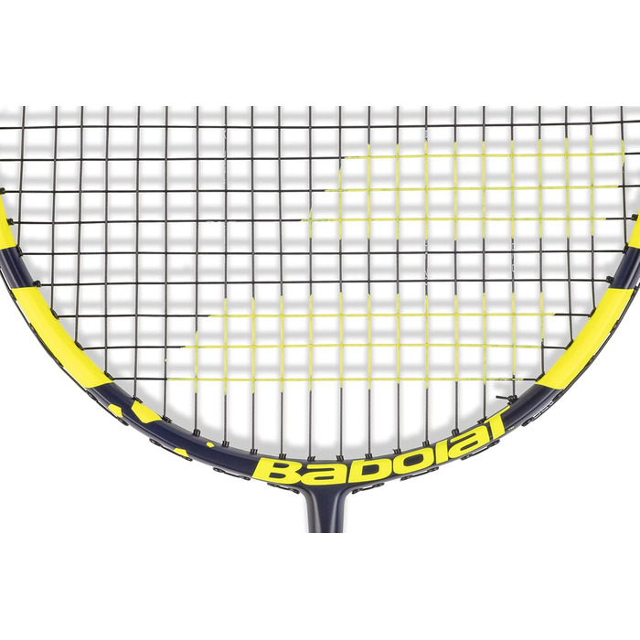 Бадмінтонна ракетка Babolat Power Light Allround, жовта, зі струнами, з чохлом