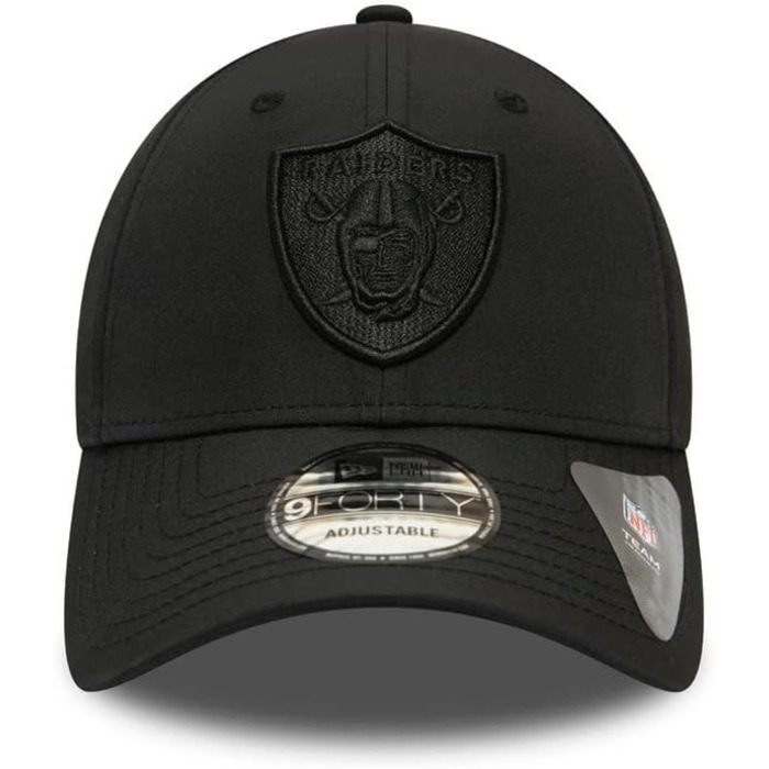 Кепка New Era 9Forty Adjustable Oakland Raiders чорного кольору, універсальний розмір