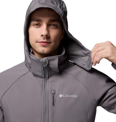 Чоловіча софтшелл куртка Columbia Cascade Ridge III, колір City Grey, розмір XL