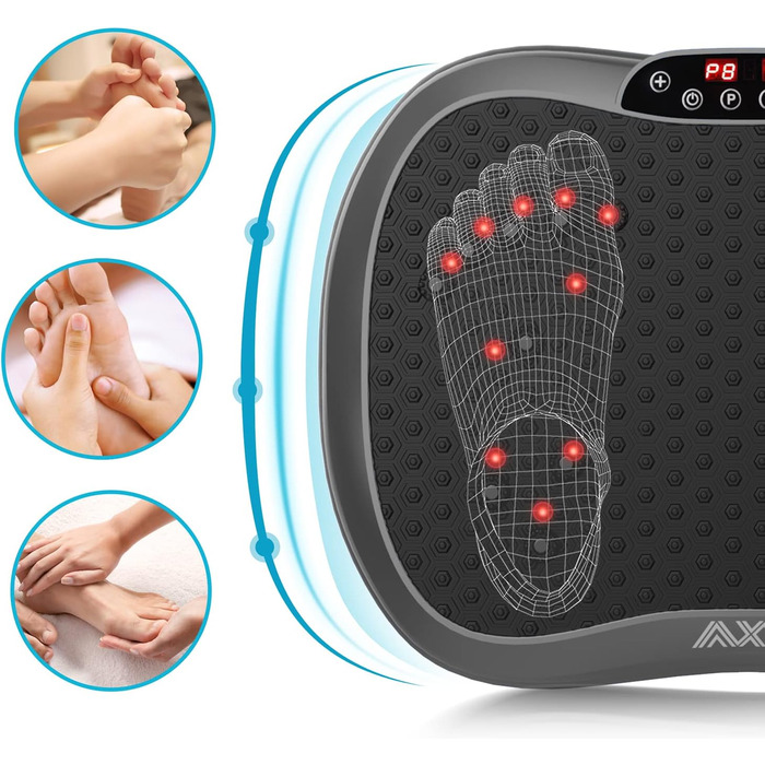Віброплатформа для тренувань AXV, Mini-Fitness, Лімфодренаж для схуднення та тонусу, Домашній спортзал