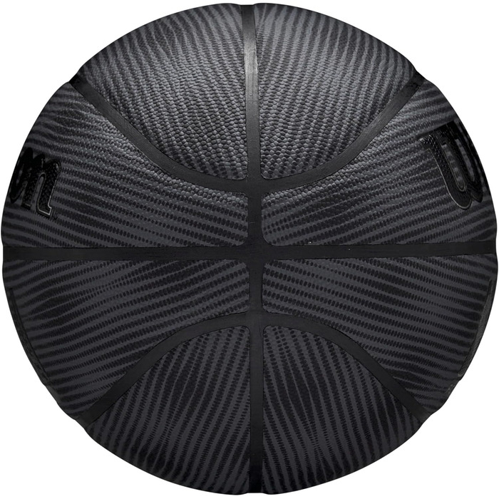 Баскетбольні м'ячі Wilson NBA Forge Pro Indoor/Outdoor, розмір 6 та 7, чорний/сріблястий. Офіційний м'яч NBA.