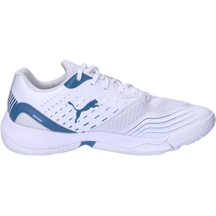 Спортивне взуття PUMA Solarflash III для залу - унісекс, 36 EU, білий/блакитний