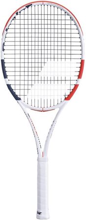 Тенісна ракетка Babolat Pure Strike 16/19 для дорослих, унісекс, біло-червона-чорна